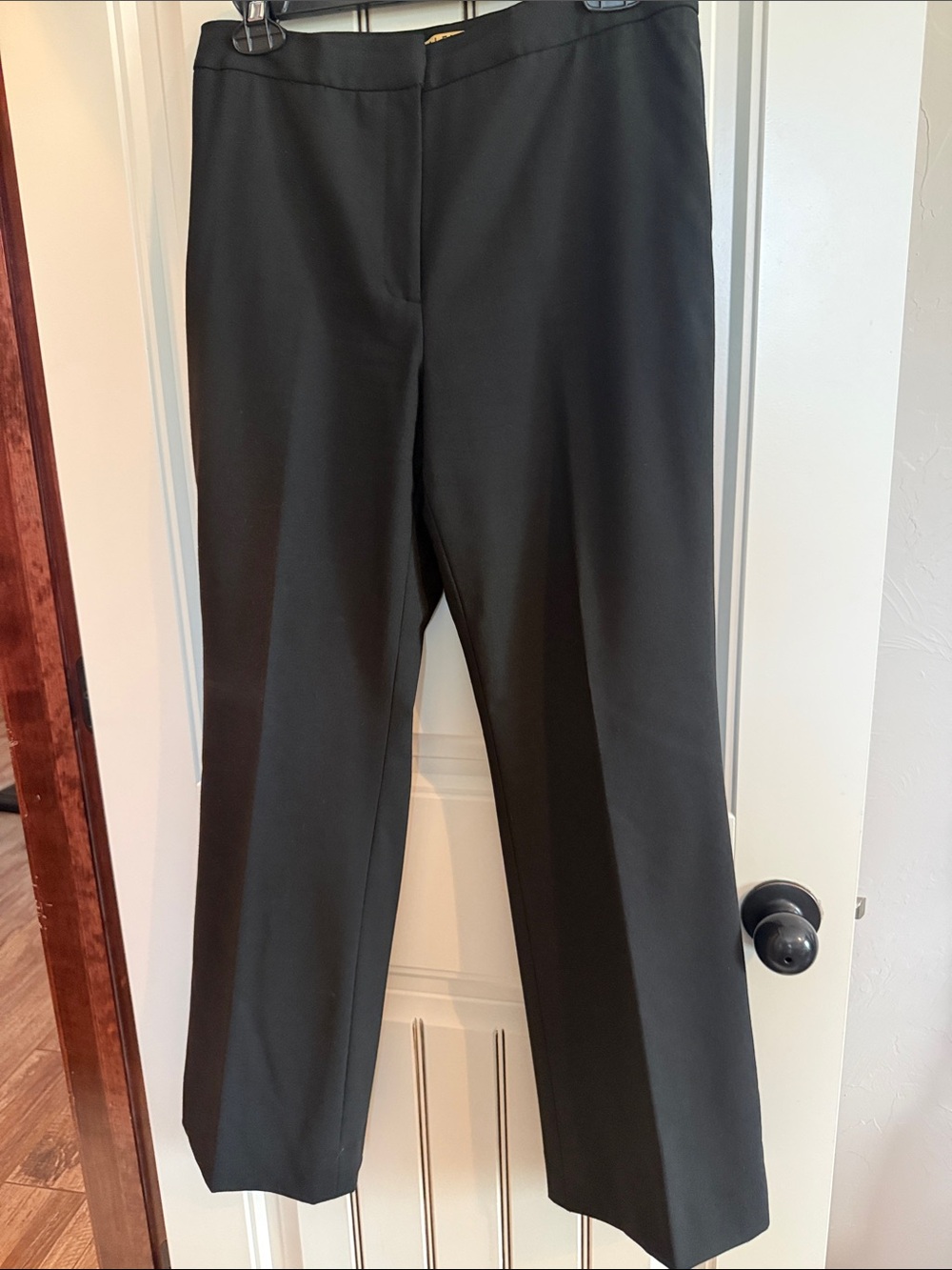 Judith Hart Classic Black Dress Pants with flat front. Worn Once.